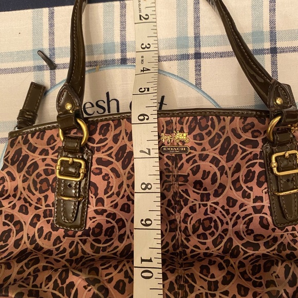 Vintage Coach Leopard Print Bag - Picture 7 of 8